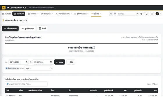 ภาษีขาย (เมื่อจด VAT)