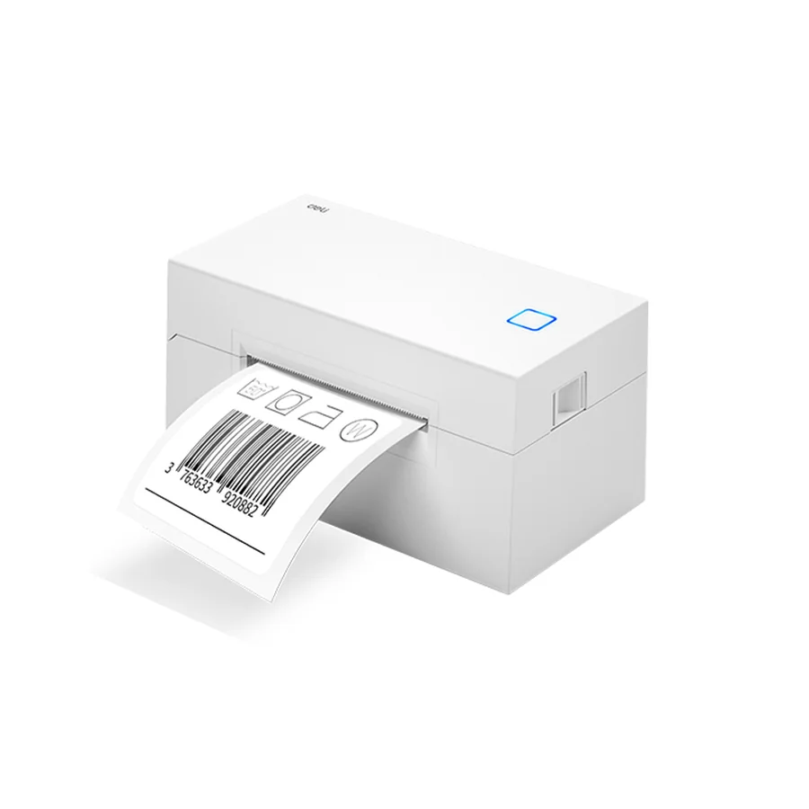เครื่องพิมพ์สติกเกอร์ความร้อน 3 นิ้ว (USB + Bluetooth) DELI 760DW สีขาว