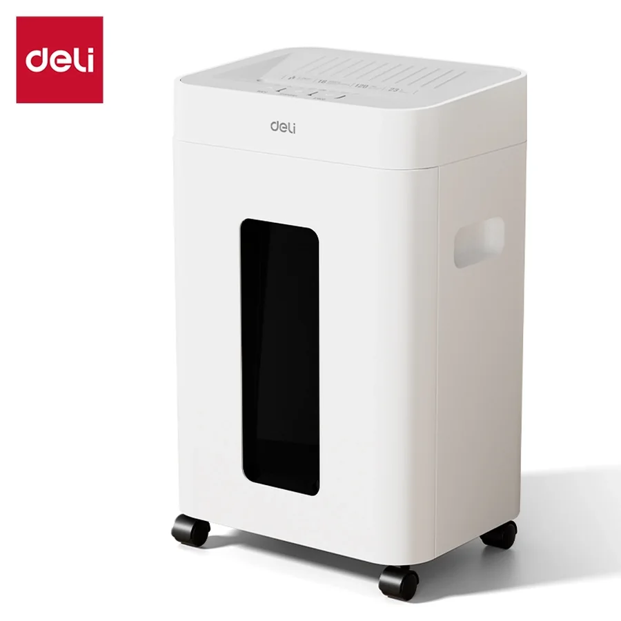 เครื่องทำลายเอกสาร DELI T048 สีขาว
