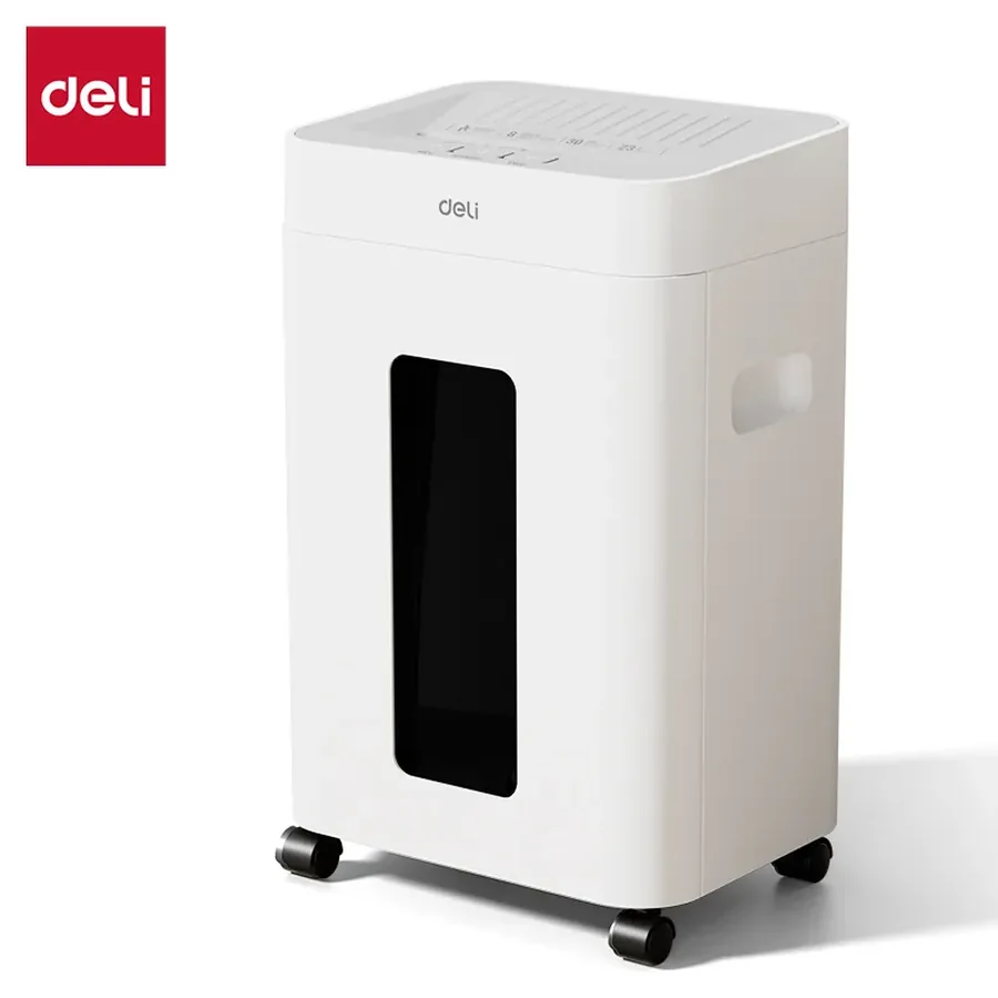 เครื่องทำลายเอกสาร DELI T058 สีขาว ภาพที่ 3