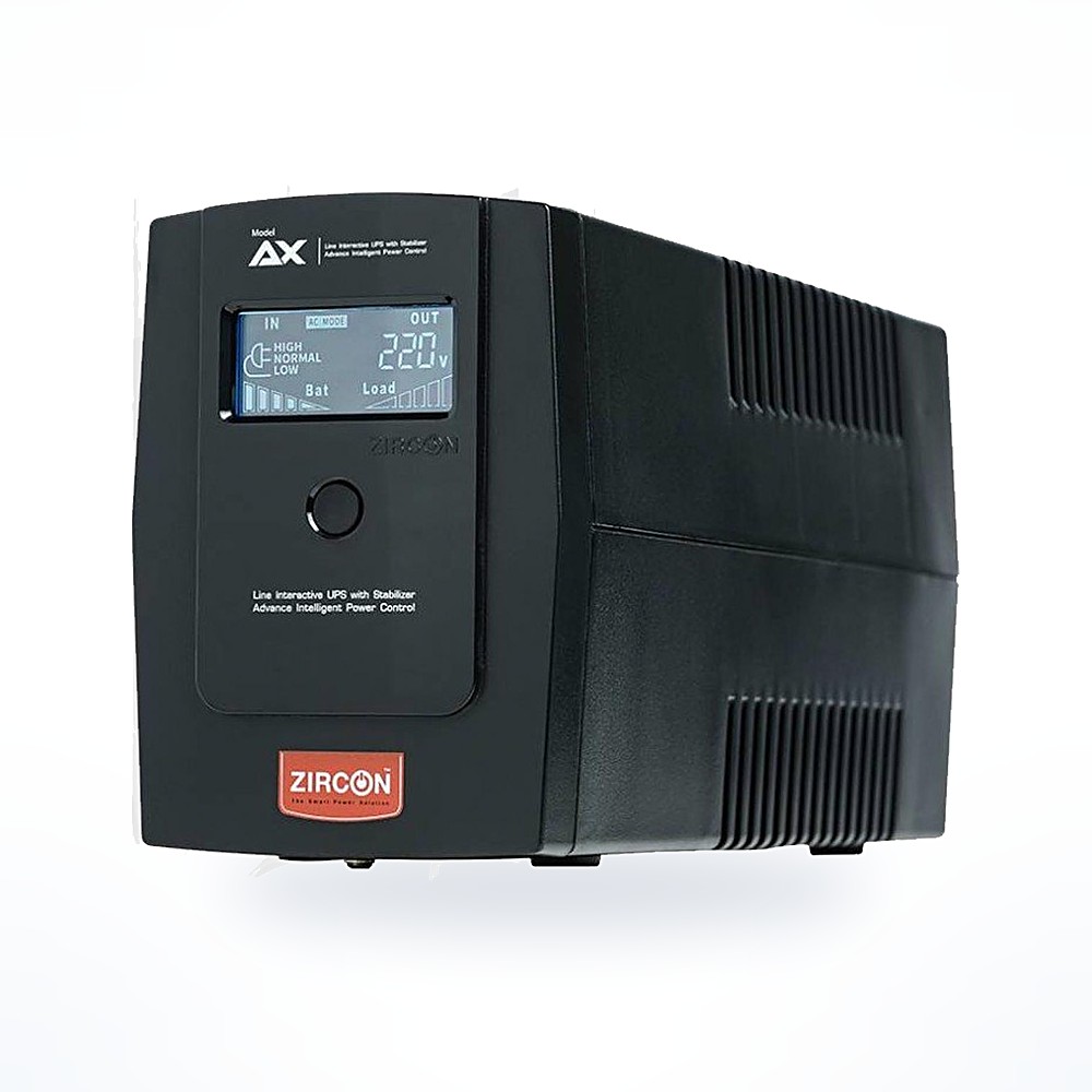 เครื่องสำรองไฟ ZIRCON AX 1000VA 550W