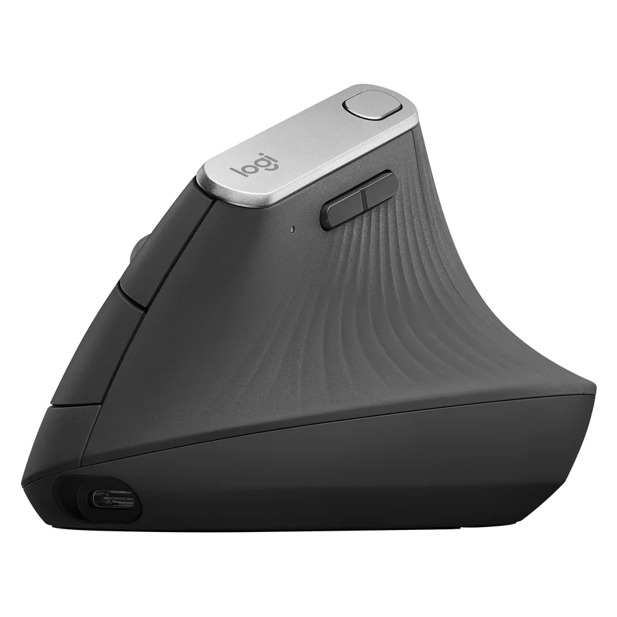 เมาส์เพื่อสุขภาพไร้สาย Logitech MX Vertical สี Graphite