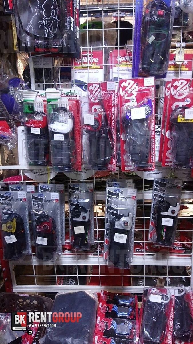แผงปลอกแฮนด์และอะไหล่ติดบาร์โค้ด